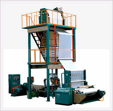 Blown Film Extrusion Line with \